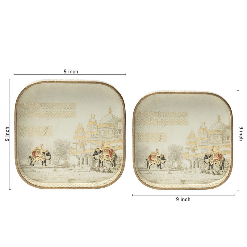 Shahi Savari Serving Tray - Set Of Two media 9