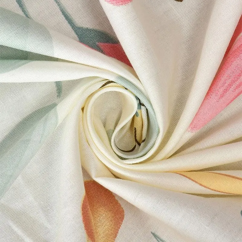 Avena Floral Cotton Bedsheet - 210 TC media 8