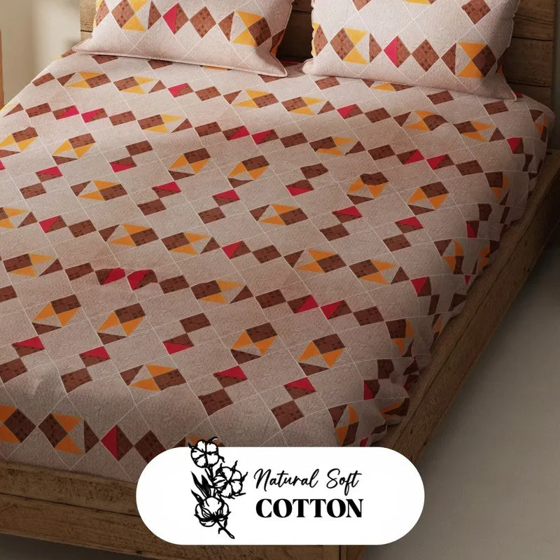 Korin Bedsheet (Beige) - 115 GSM media 5