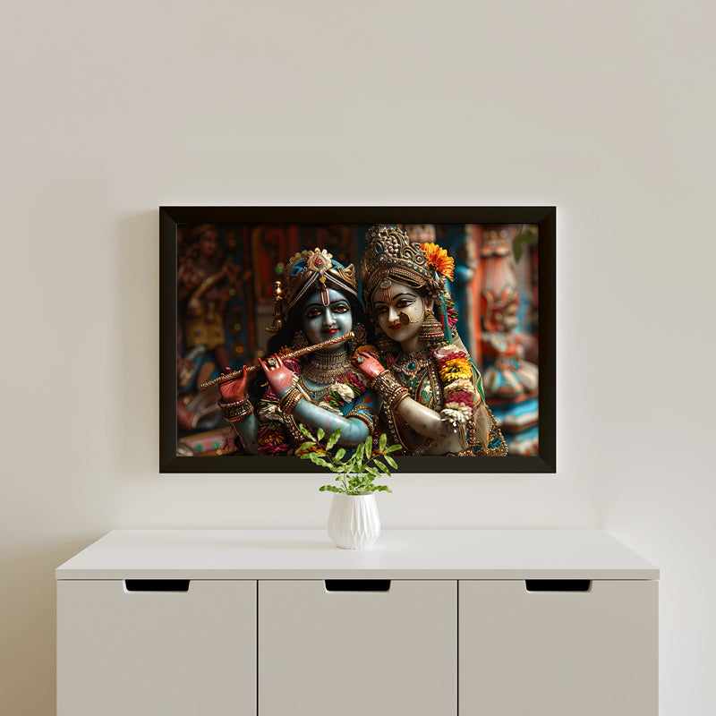 Radha Madhav Bond Wall Painting