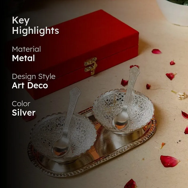Lavish Penchant Gift Set- Silver media 2