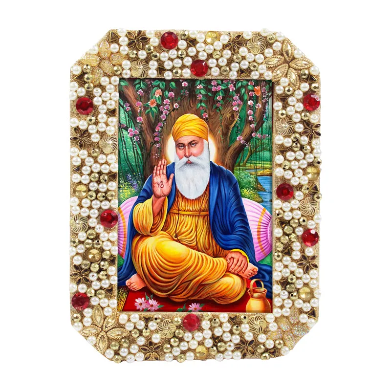 Guru Nanak Dev Ornate Photo Frame media 4