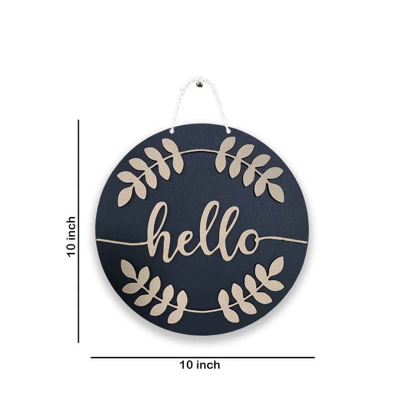 Hello There MDF Round Wall Accent media 5