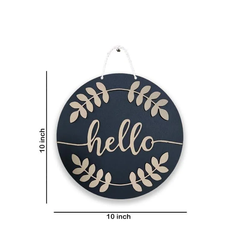 Hello There MDF Round Wall Accent media 5