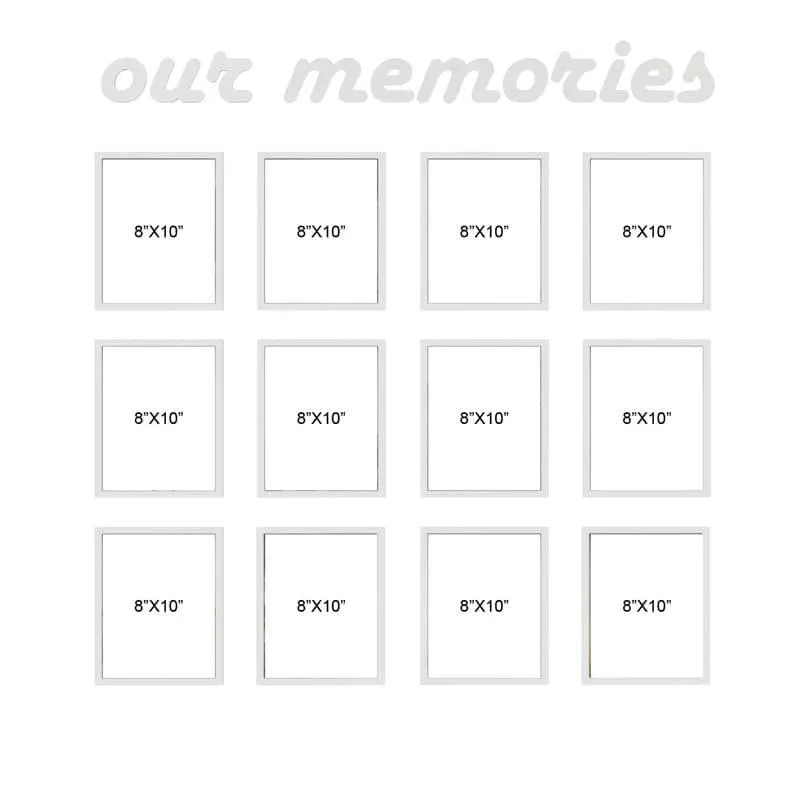 Our Memories Photo Frame College - Set Of Twelve media 3