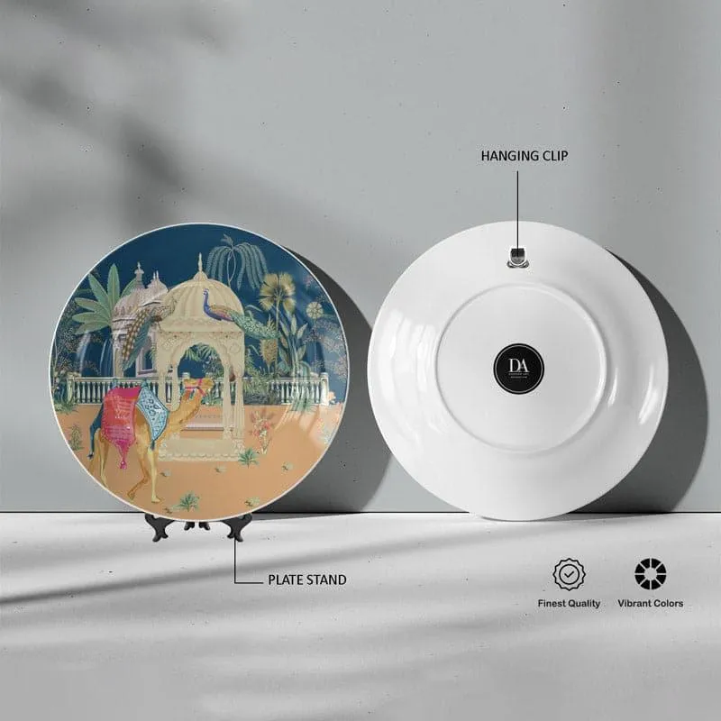 Mughal Camel Garden Wall Plate media 5
