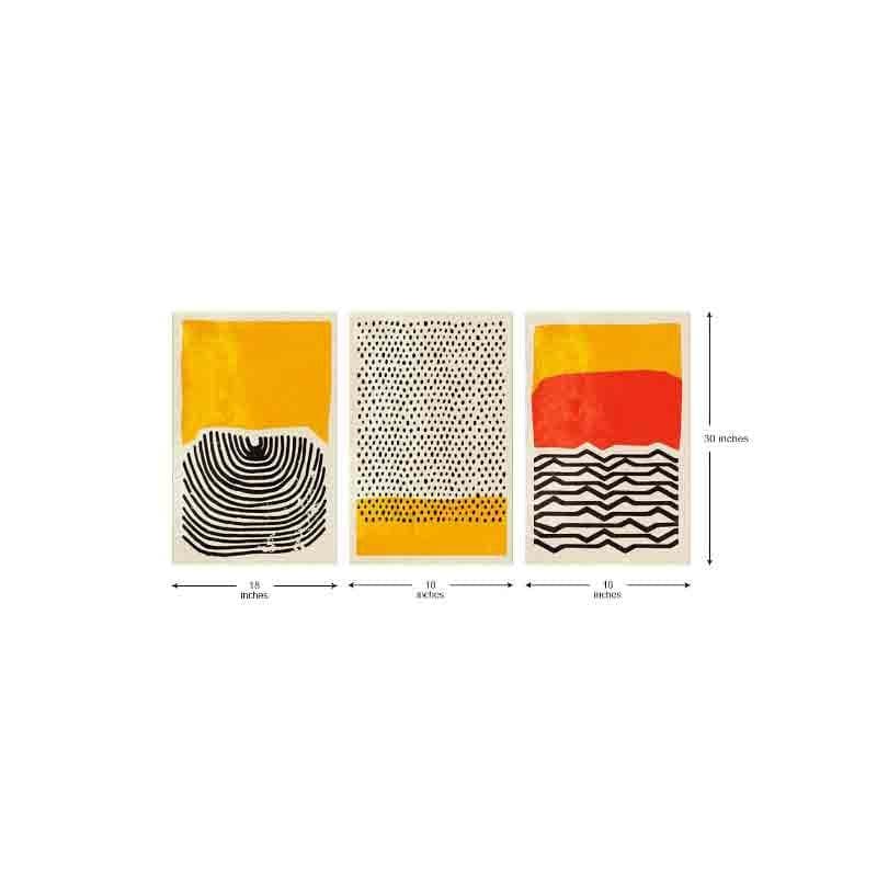 Mindfulness Poly Canvas Wall Art - Set of Three media 7