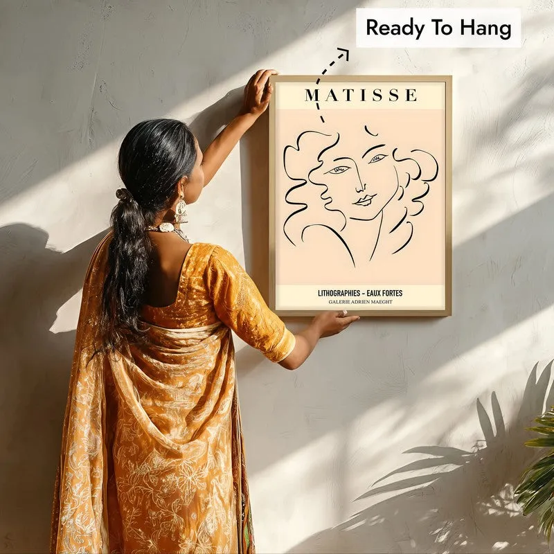 Silent Velour Canvas Wall Painting With Brown Frame media 8