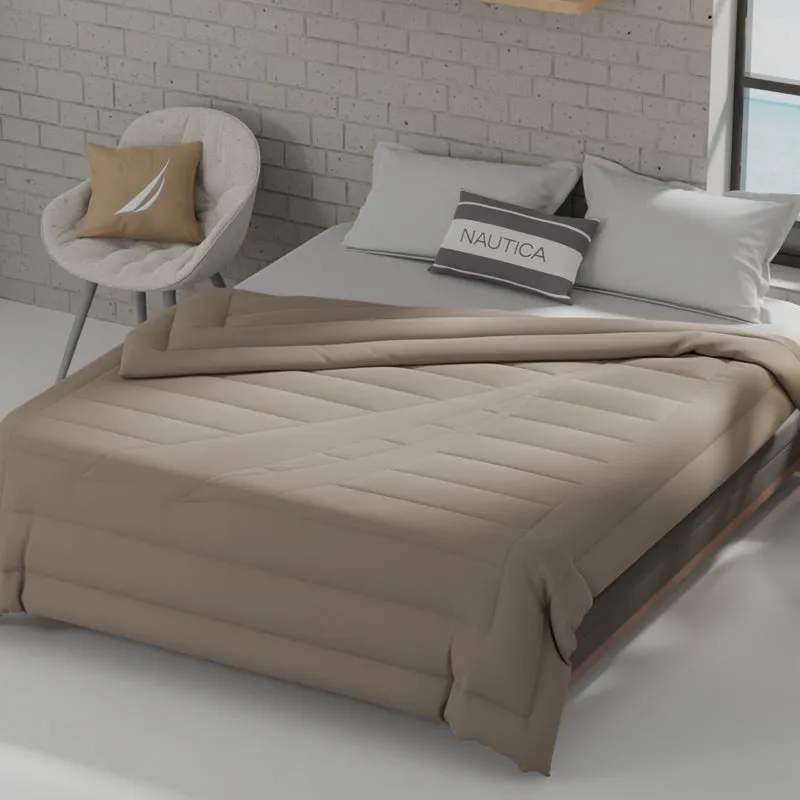 Nautica Ciel Luxe Comforter (Light Brown) - 110 GSM media 1