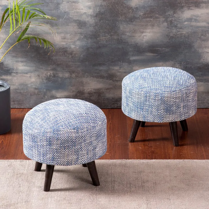 Darie Cotton Ottoman - Set Of Two media 1