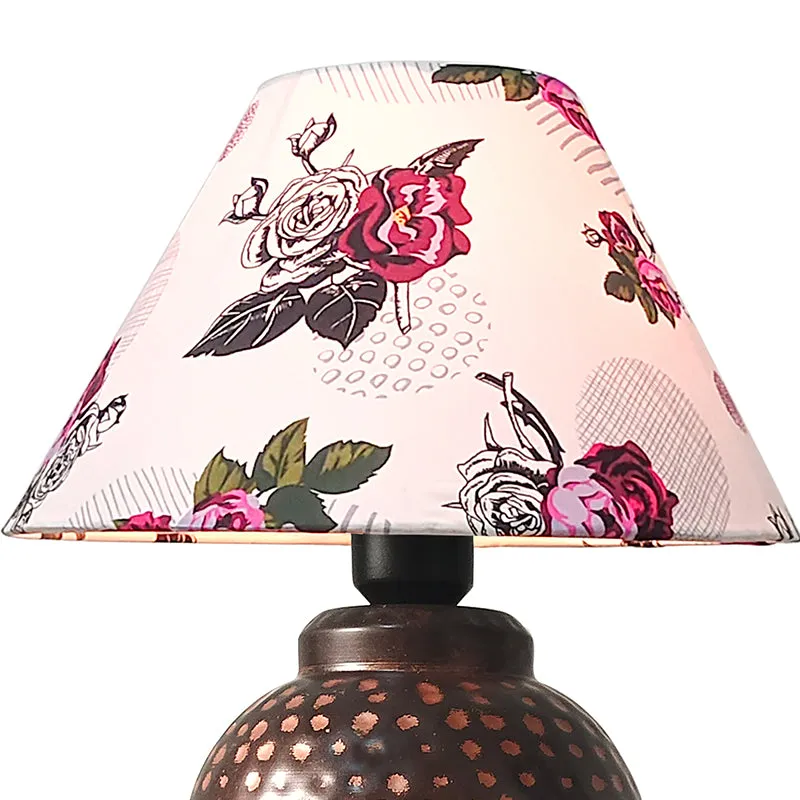 Storia Metal Fabric Table Lamp - Multicolor media 5