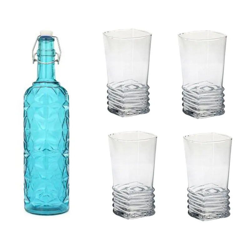 Winslow 1000 mL Water Bottle With 300 mL Glasses - Five Piece Set media 3