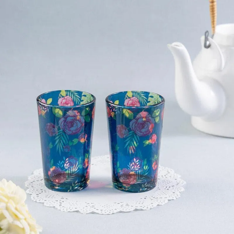 Floral Feast Chai Glass - Set Of Two media 1