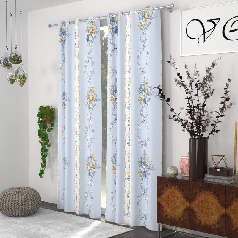 Floral Shine Curtains - Set of Two media 3