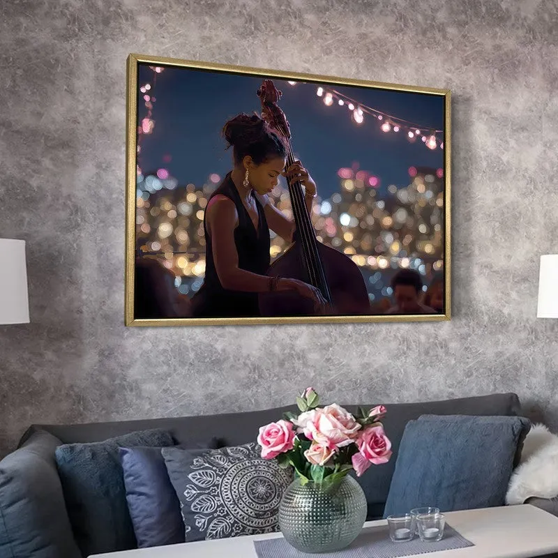 Sonorous Canvas Wall Painting With Frame media 6