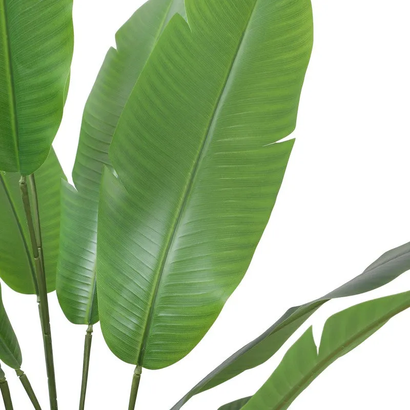 Pure Greens Artificial Plant With Black Plastic Pot - 6.8 ft media 6