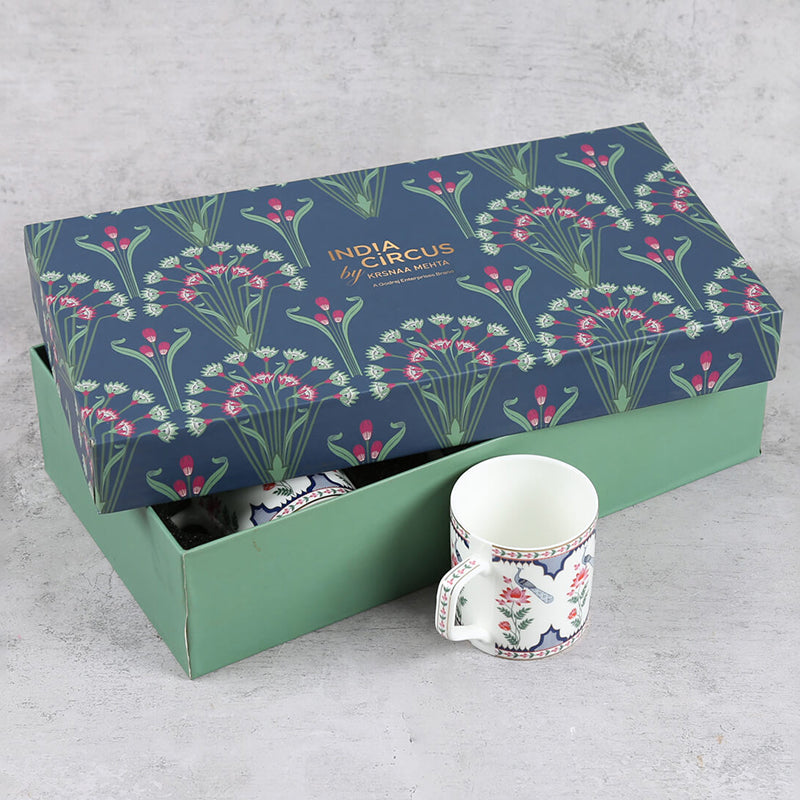 India Circus Bone China Tea Cup (250 mL Each) -  Set of Six media 3