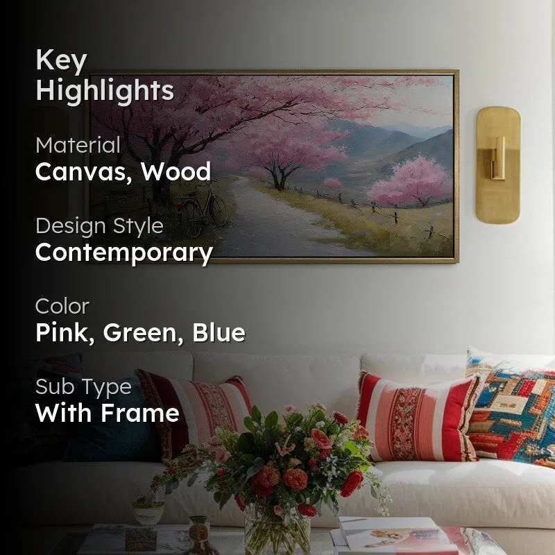 Springtide Canvas Wall Painting With Frame media 2