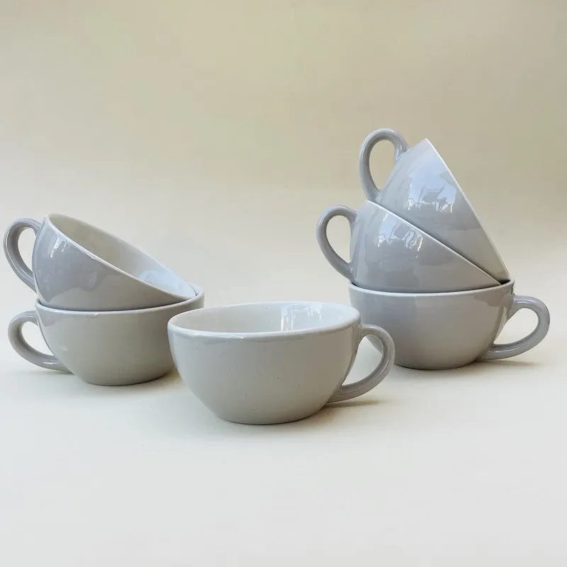 Urban Ceramic Tea Cup (240 mL Each) - Set Of Six media 6