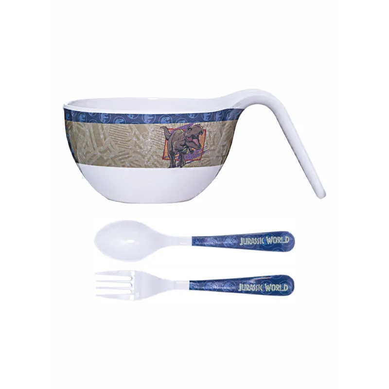 Servewell Dino Roar Kids Bowl With Spoons - 650 ML media 3