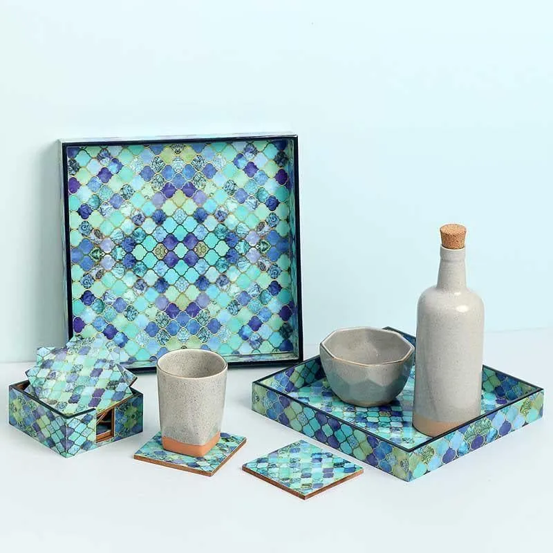 Sequeel Serving Tray & Coaster - Set Of Three media 1