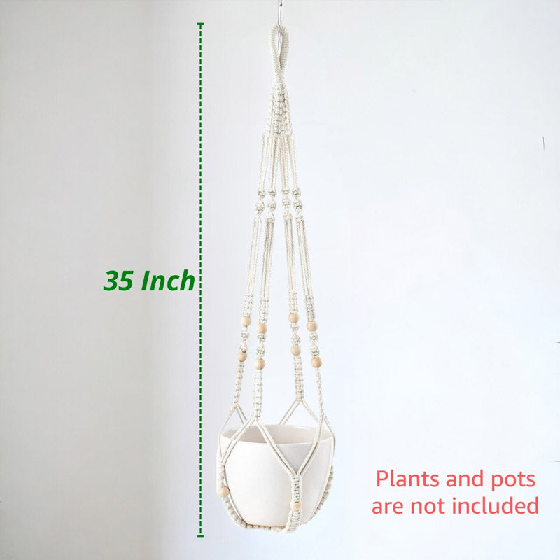 Grelita Macrame Planter - Set Of Two media 4