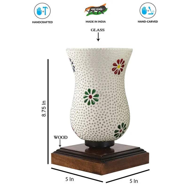 Colorique Mosaic Glass Table Lamp - Multicolor media 9