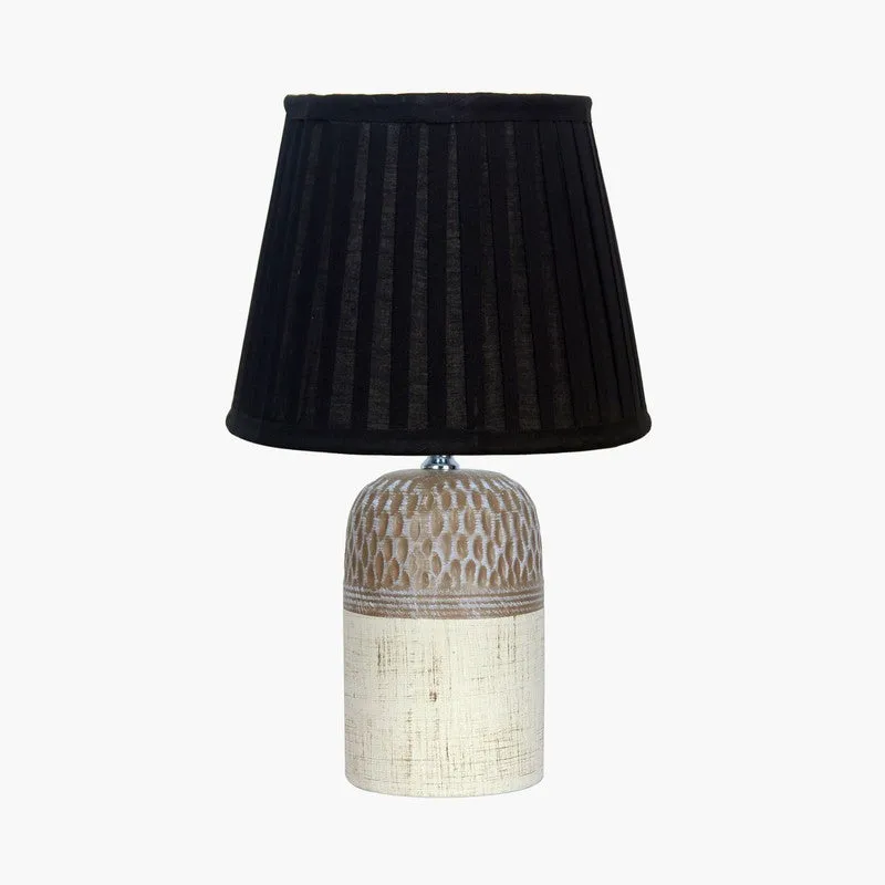 GlowMorph Ceramic Table Lamp - Black media 3