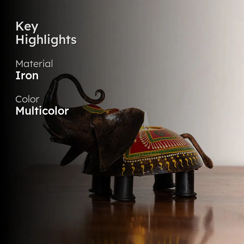 Haathi Tusks Tea Light Holder media 2