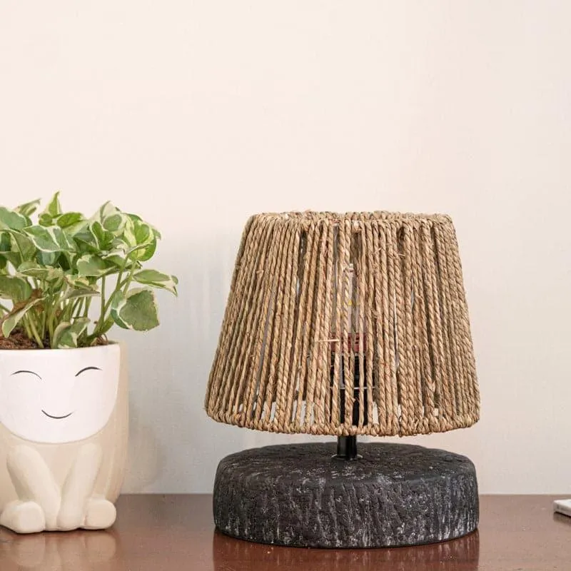 Nordic Nesta Fabric Table Lamp - Beige,Black media 3