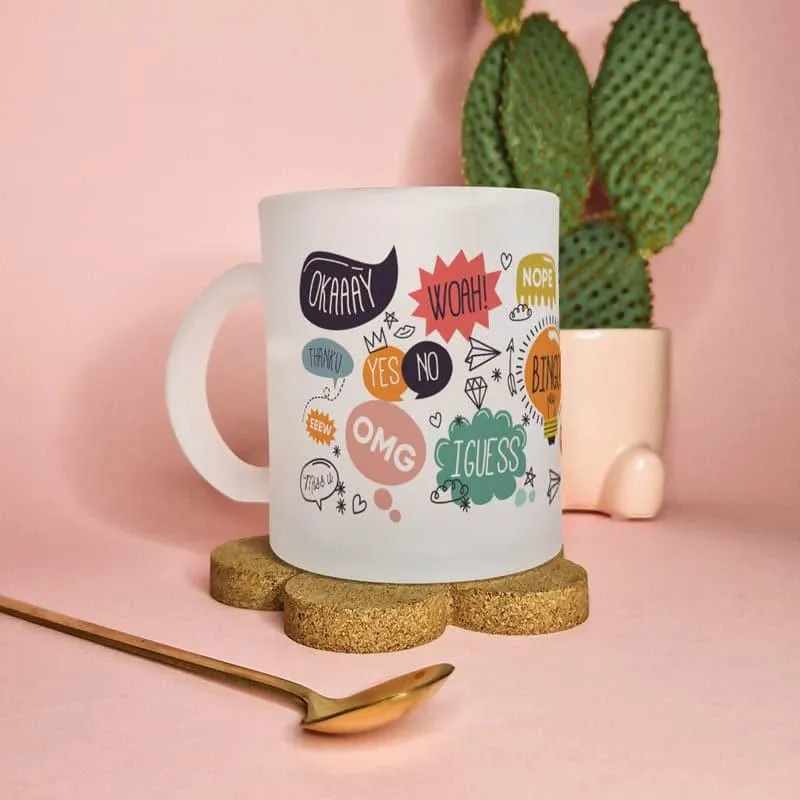 Funky Glass Coffee Mug (330 mL) media 1