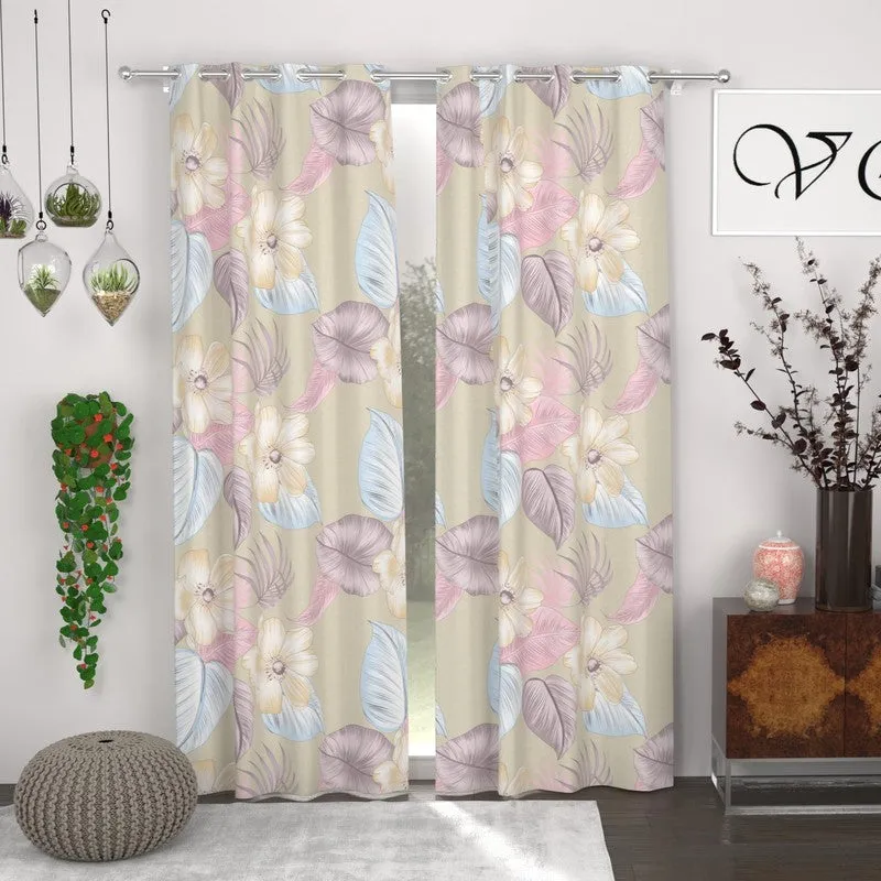 Floral Symphony Curtains - Set of Two media 1