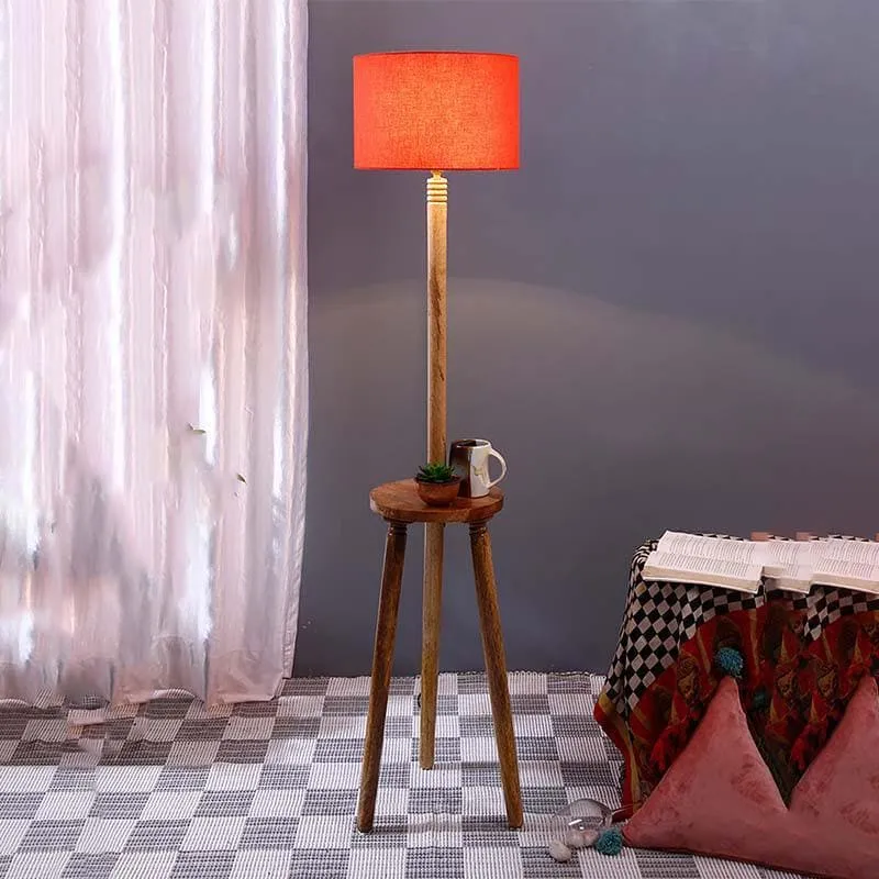 Tripod Floor Lamp - Orange media 1