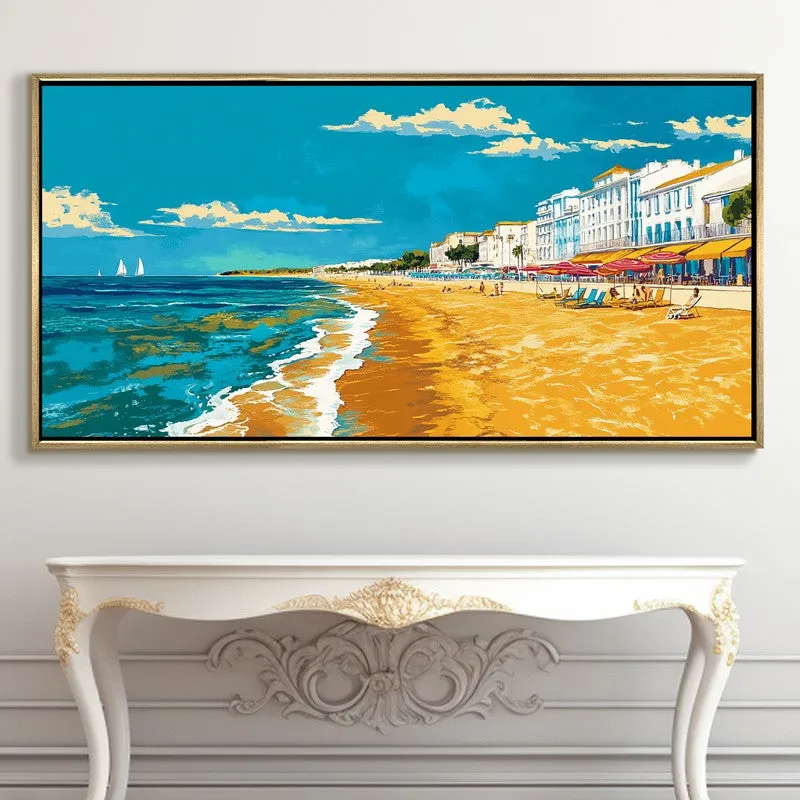Littoral Canvas Wall Painting With Frame media 5