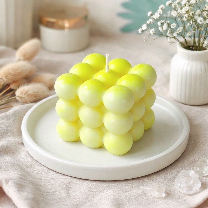 SpheriStack Soy Wax Candle - Yellow