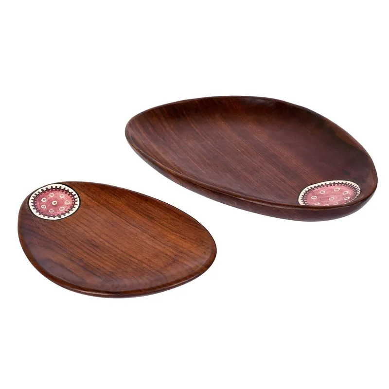 Kela Wooden Platter - Set of Two media 2
