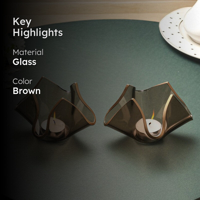 Thyros Candle Holder - Set Of Two media 2