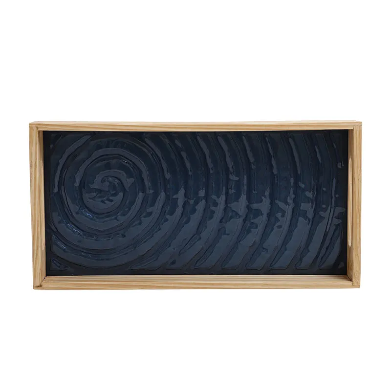 Nyma Spiral Serving Tray - Blue media 3