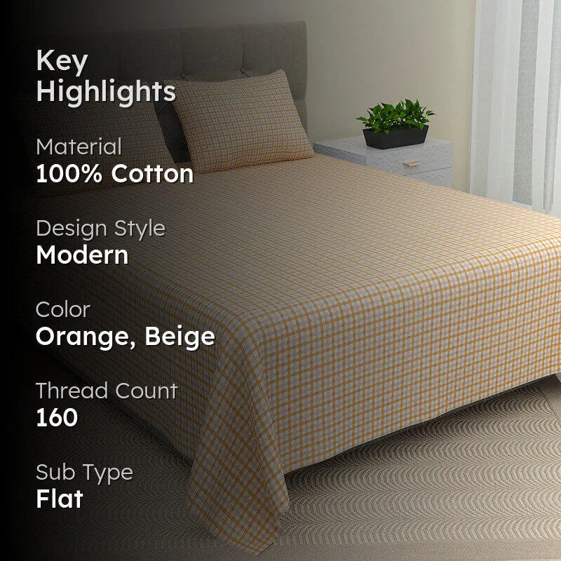 Petra Ethnic Cotton Bedsheet - 160 TC media 2