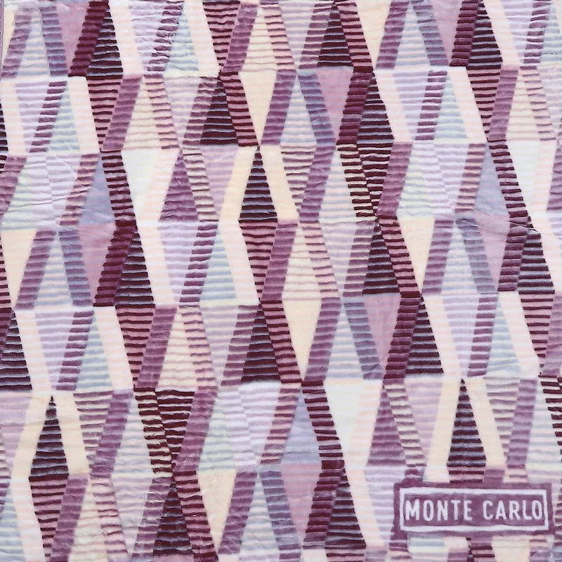 Monte Carlo Lavender Lattice Blanket - 553 GSM media 6