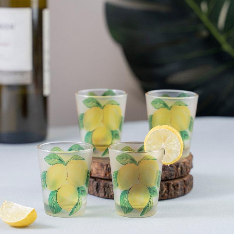 Lemon Fun Shot Glass (30 ml) - Set Of Four