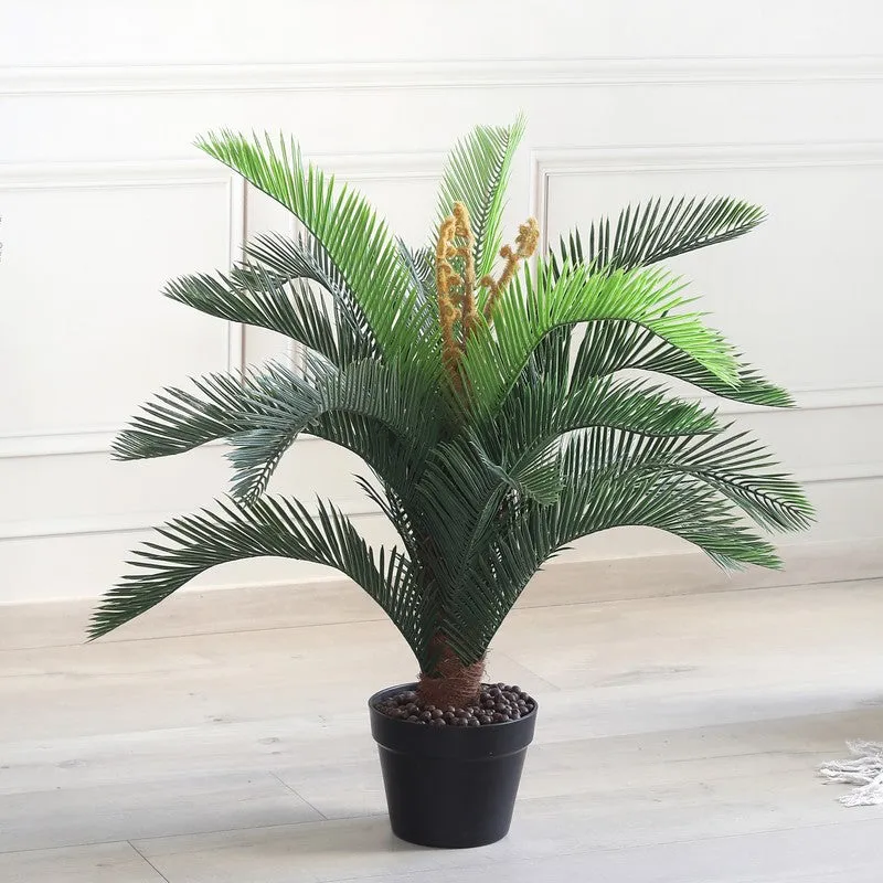 LeafCraft Artificial Plant With Black Plastic Pot - 2.5 ft media 3