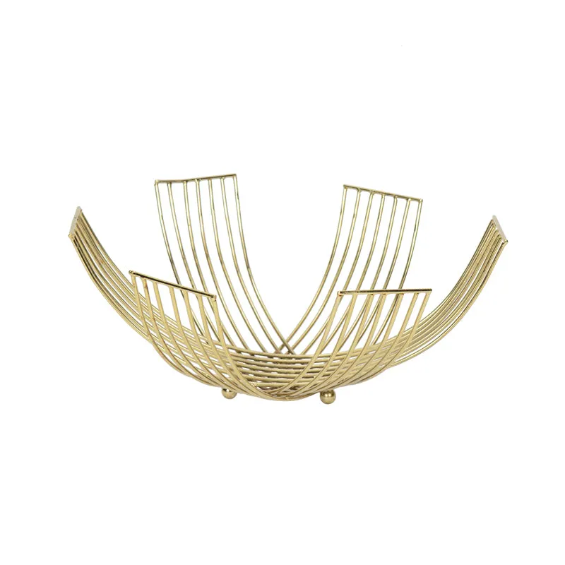 Retta Fruit Bowl - Gold media 3