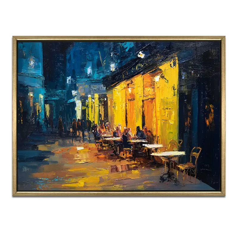 Cozy Corner Canvas Wall Painting With Frame media 3