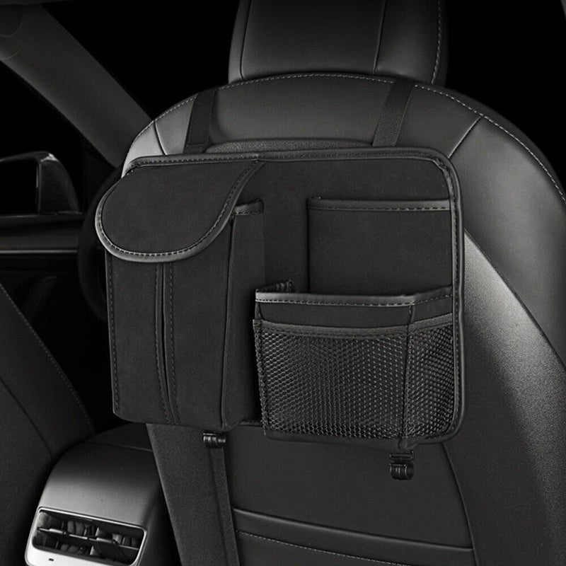 Seat Neat Oxford Fabric Car Seat Organizer - Black media 4