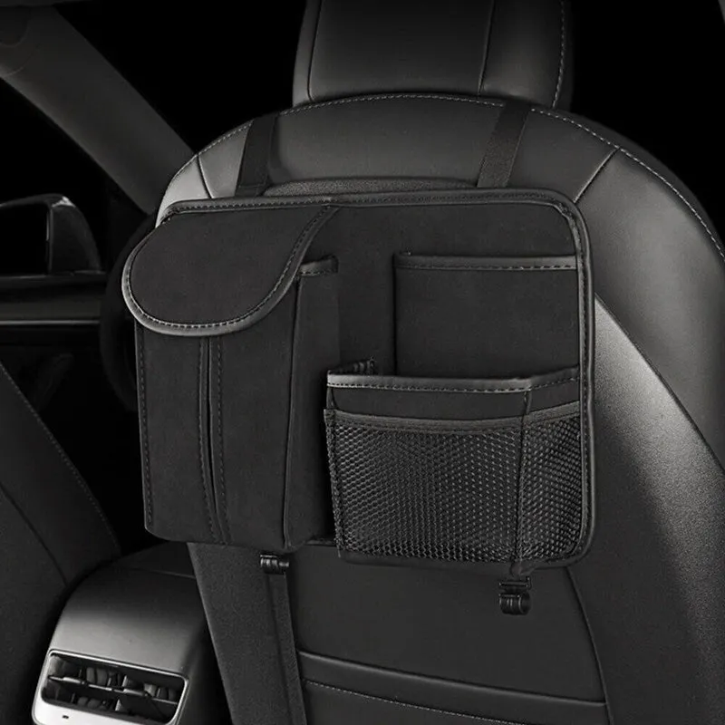 Seat Neat Oxford Fabric Car Seat Organizer - Black media 4