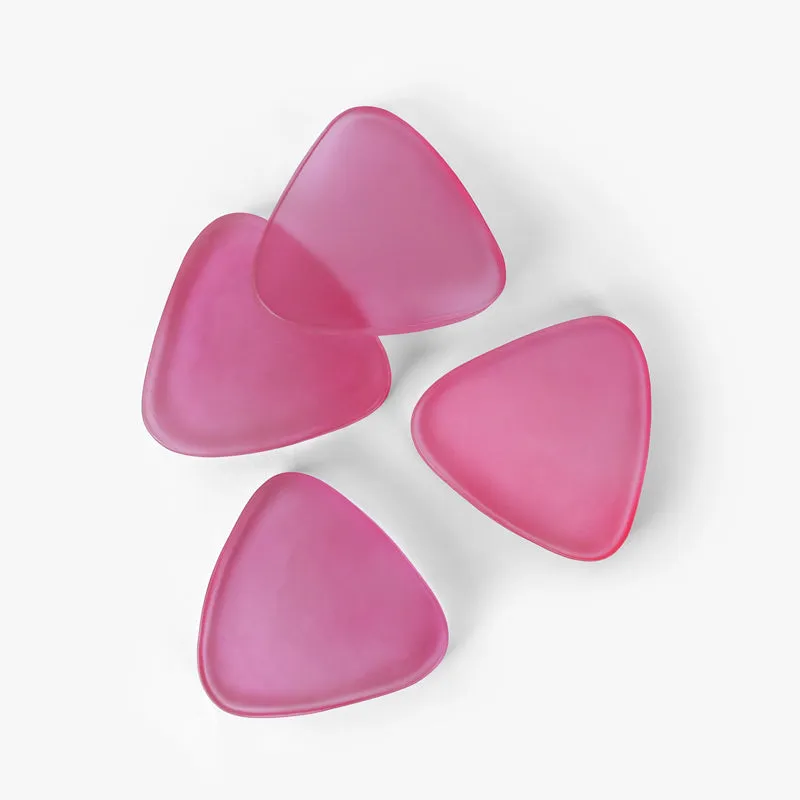 Glossy Trivo Glass Coaster (Pink) - Set Of Four media 5