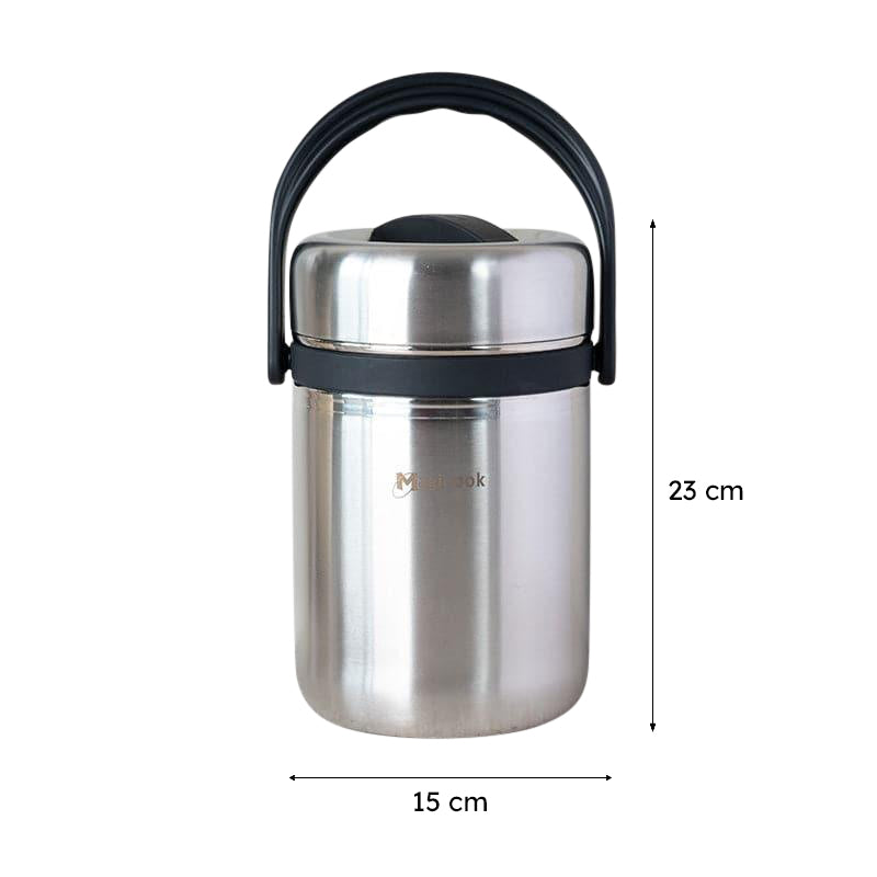 Cassa Insulated Lunch Box (Black,Silver) - 2500 ML media 11