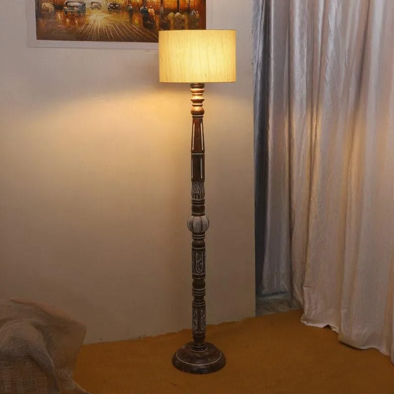 Colton Dona Floor Lamp - White media 3