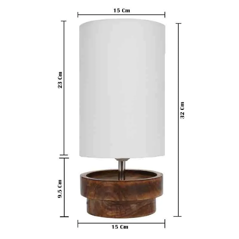 Moose Fabric Table Lamp - Brown,Beige media 6